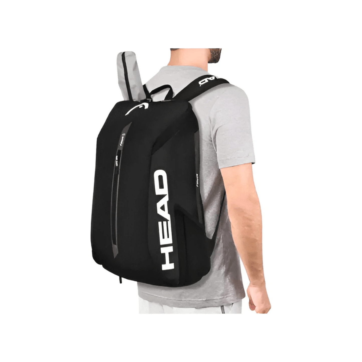 CarryQuest® - Rugzak - Racket - Tennis Racket - ZwartCarryQuestsimple