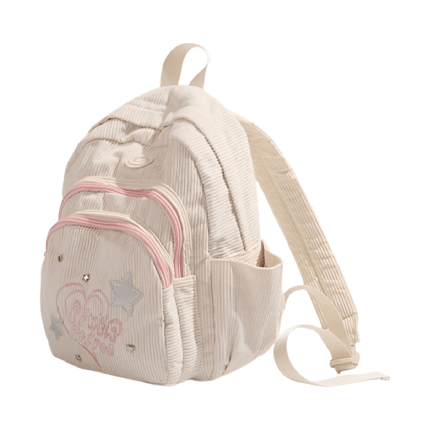 CarryQuest® - Schooltas - Corduroy Backpack - Niet waterbestendig - BeigeCarryQuestsimple