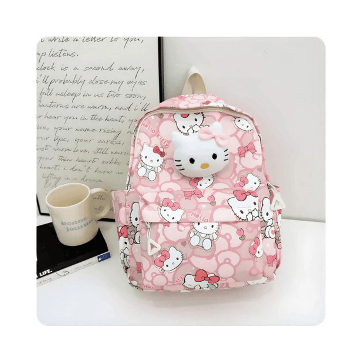 CarryQuest® - Schooltas - Kleuter - Meisjes - Rugzak - Kids - CartoonCarryQuestsimple