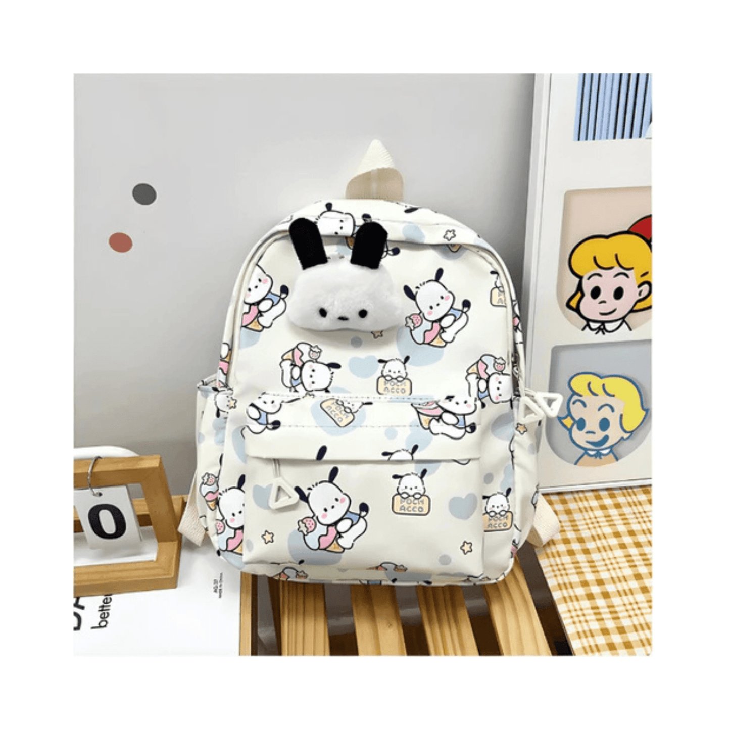 CarryQuest® - Schooltas - Kleuter - Meisjes - Rugzak - Kids - CartoonCarryQuestsimple