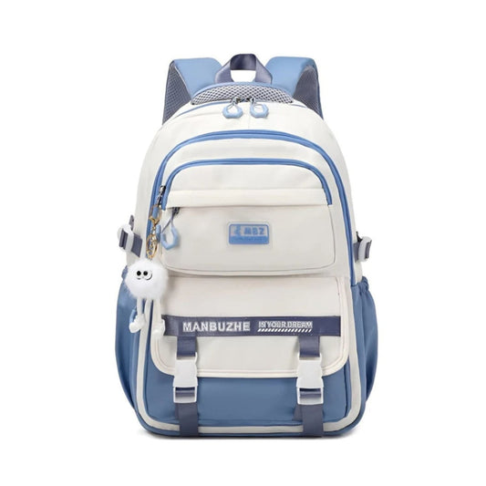 CarryQuest® - Schooltas Meisjes Jongens 7 - 12 Jaar - Duurzaam Nylon - Blauw