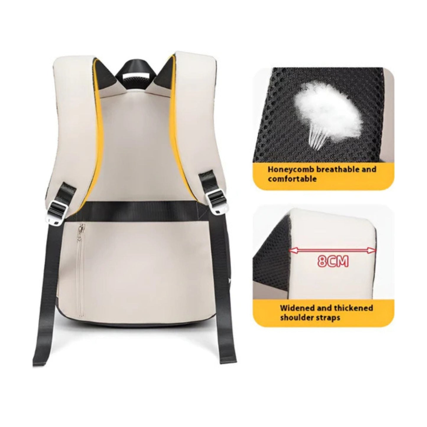 CarryQuest® - Schooltas - Oxford Stof - Basisschool Rugzak - 14 Inch Laptop - Zwart