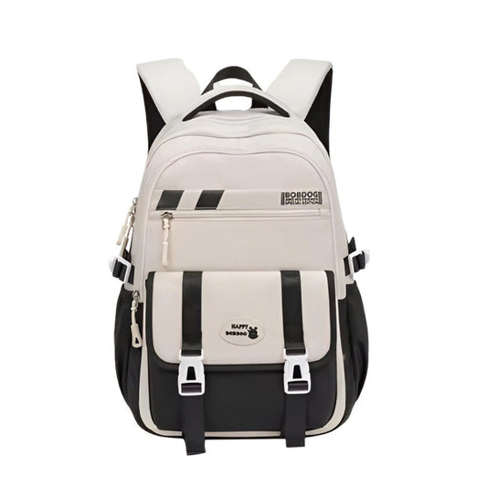 CarryQuest® - Schooltas - Oxford Stof - Basisschool Rugzak - 14 Inch Laptop - Zwart