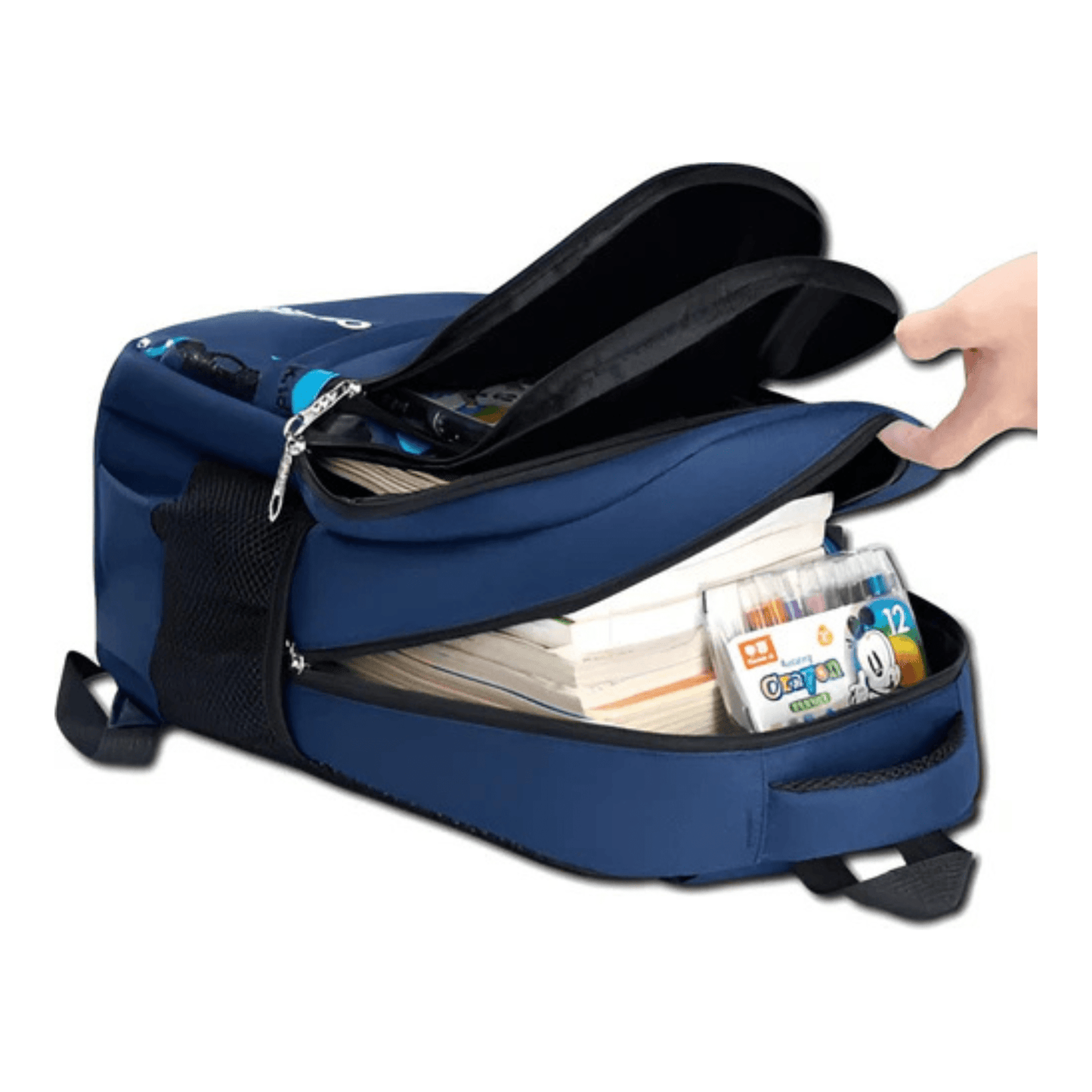 CarryQuest® - Schooltas - Waterdicht - Oxford - Ruim - Kinderen Schooltassen - ZwartCarryQuestsimple