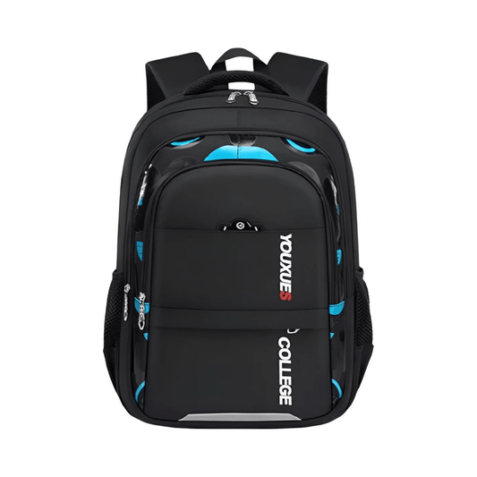 CarryQuest® - Schooltas - Waterdicht - Oxford - Ruim - Kinderen Schooltassen - Zwart