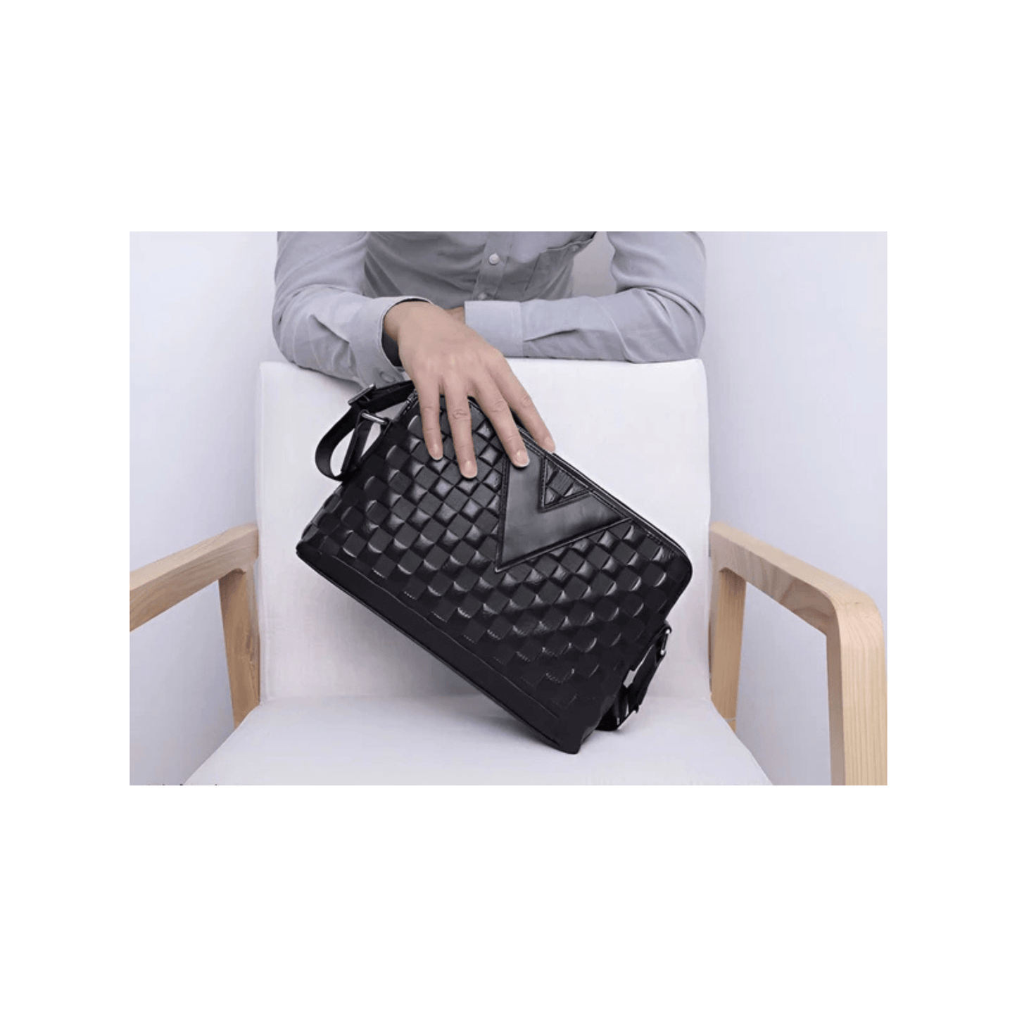 CarryQuest® - Schoudertas Crossbody Heren - Mannen - Handtas - Zwart