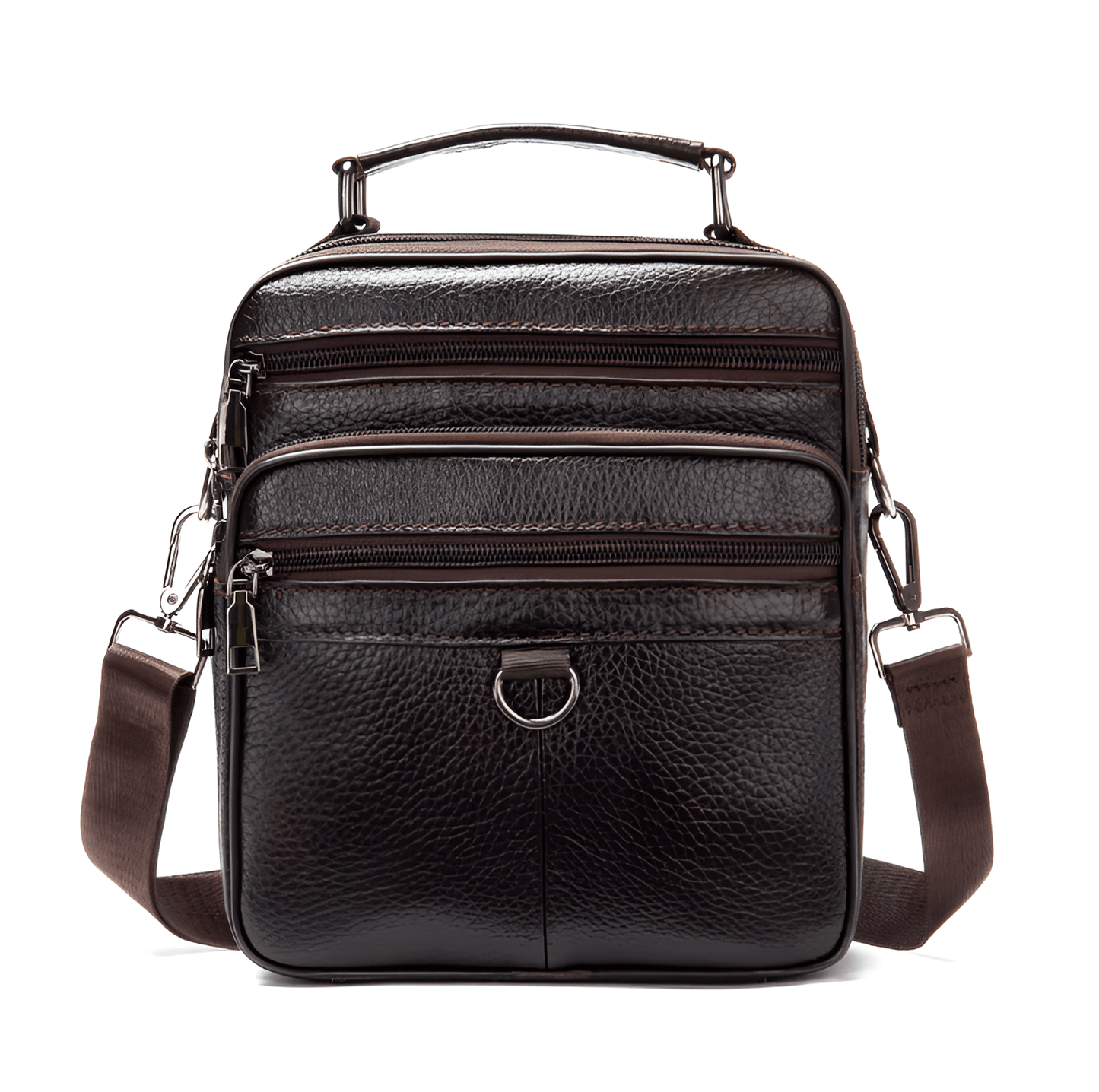 Carryquest® - Schoudertas Heren - Echt Leder - Crossbody Tas - 3 kleurenCarryQuestSchoudertas Heren