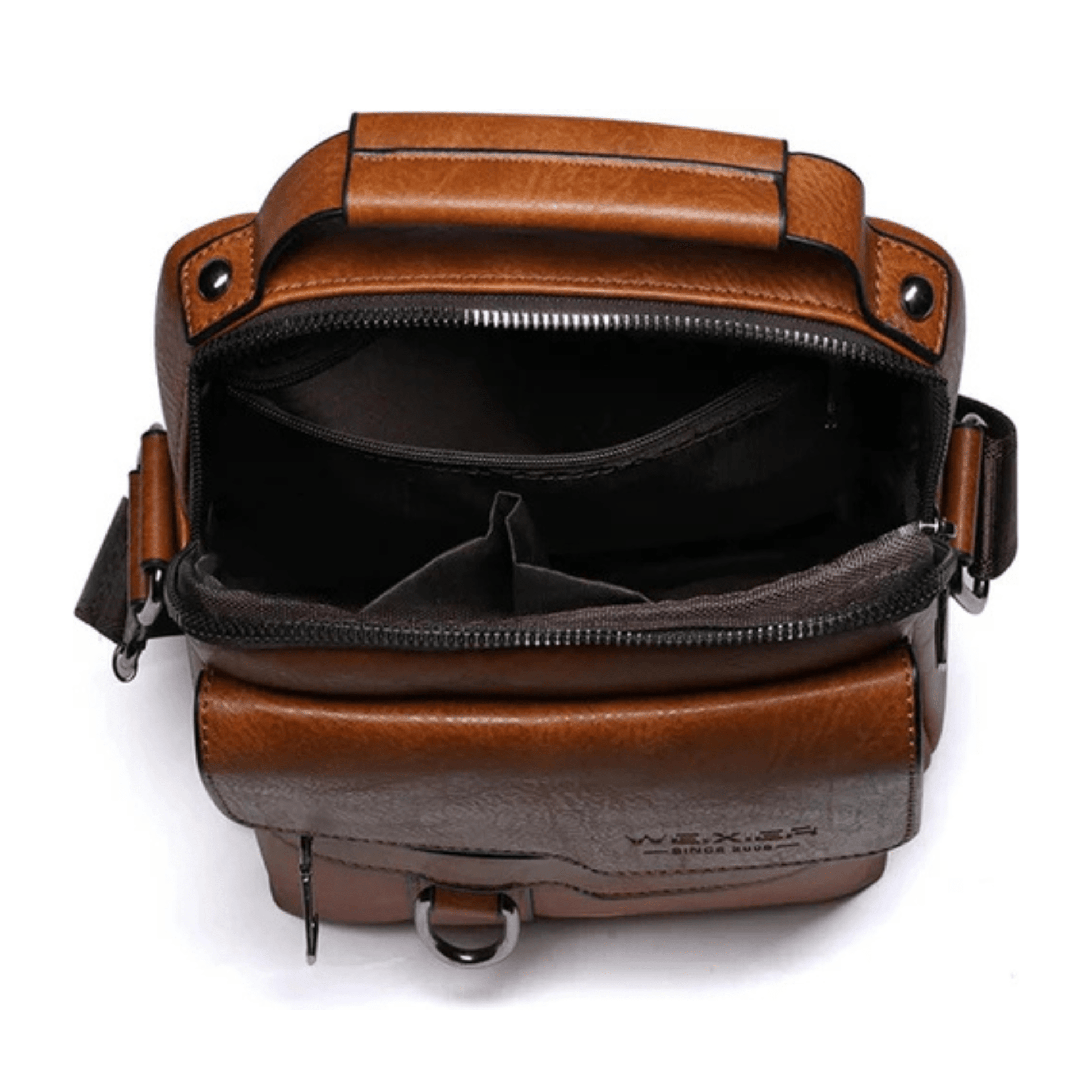 CarryQuest® - Schoudertas - Schoudertas Heren - Stijlvolle Schoudertas - Schoudertas Mannen - Bruin