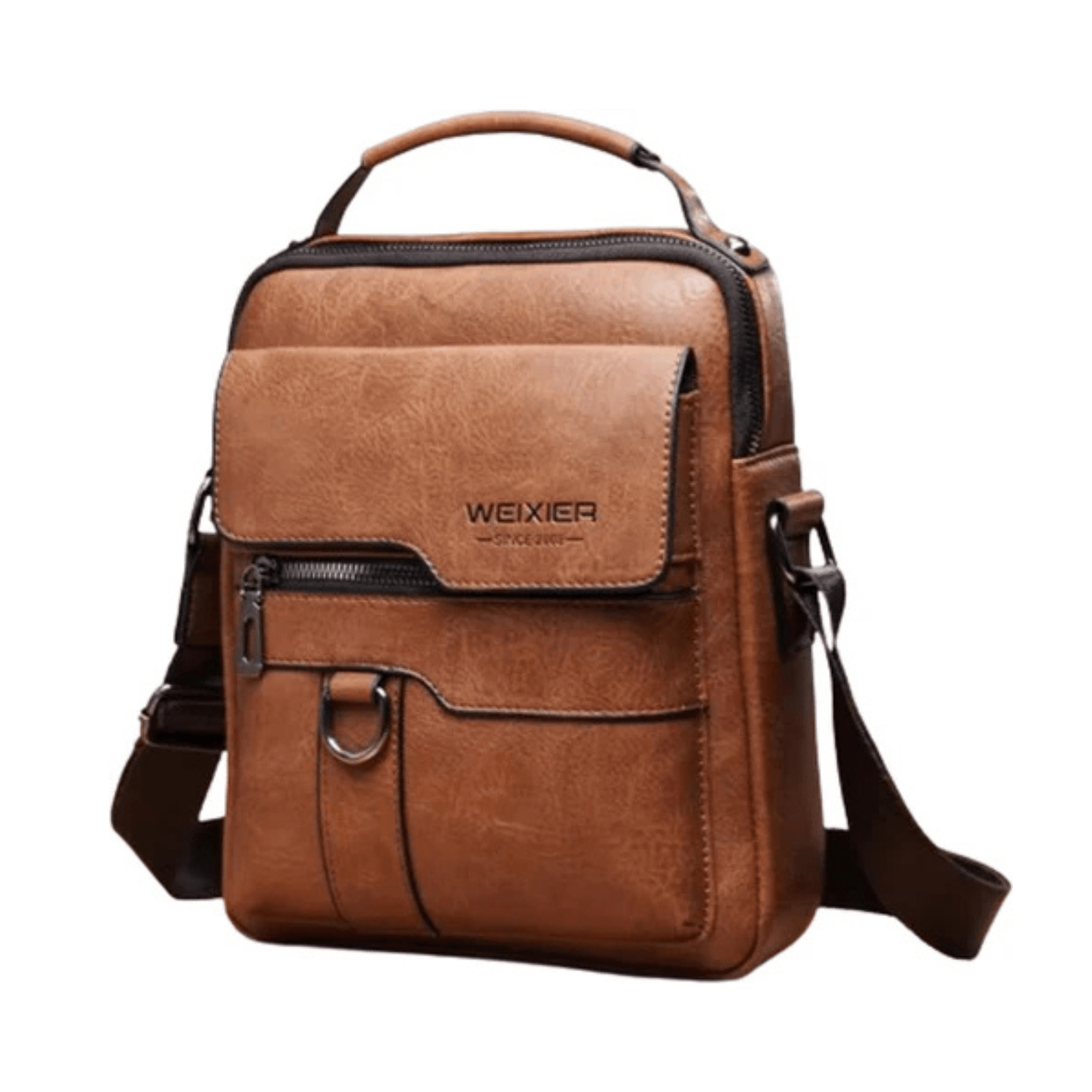 CarryQuest® - Schoudertas - Schoudertas Heren - Stijlvolle Schoudertas - Schoudertas Mannen - Bruin