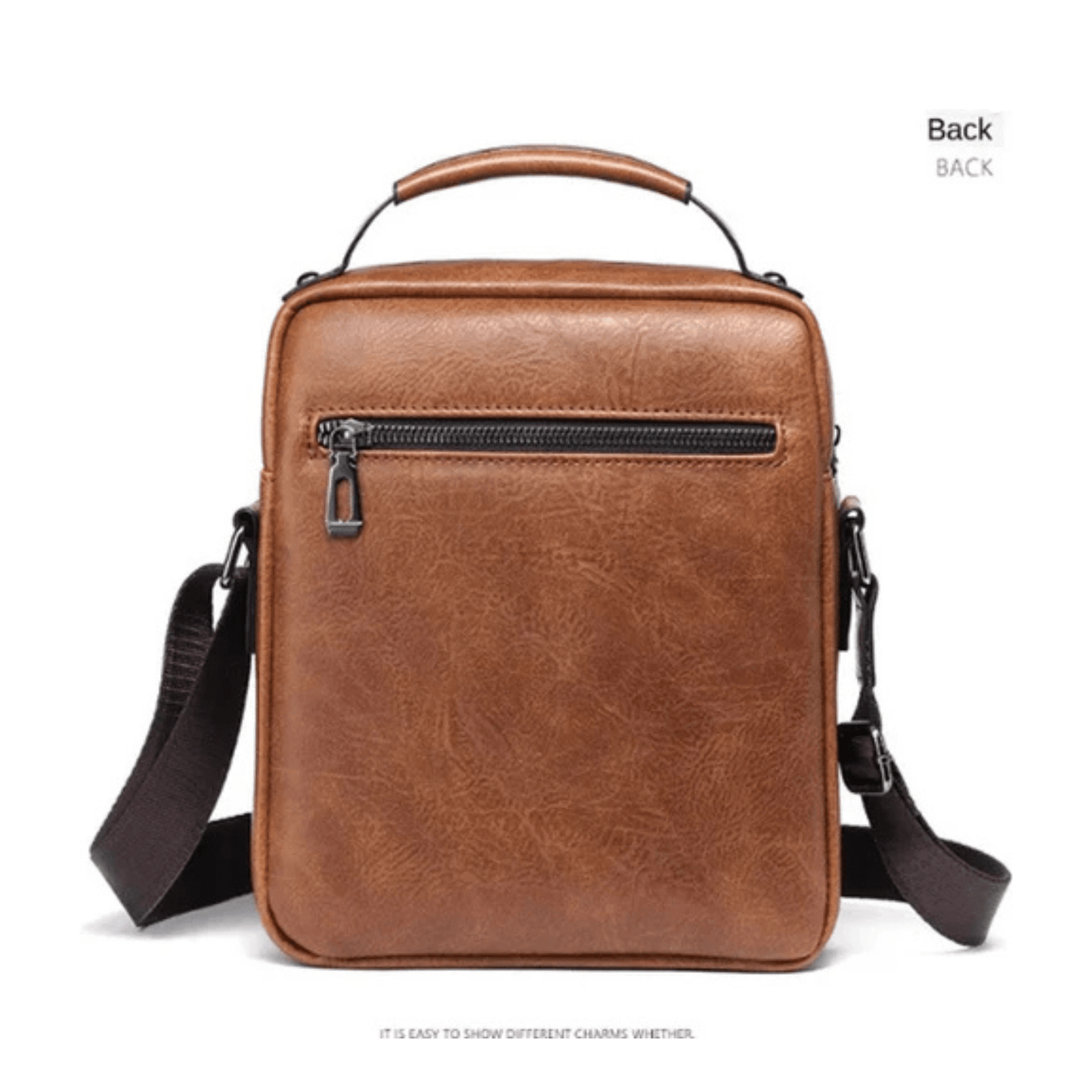 CarryQuest® - Schoudertas - Schoudertas Heren - Stijlvolle Schoudertas - Schoudertas Mannen - Bruin