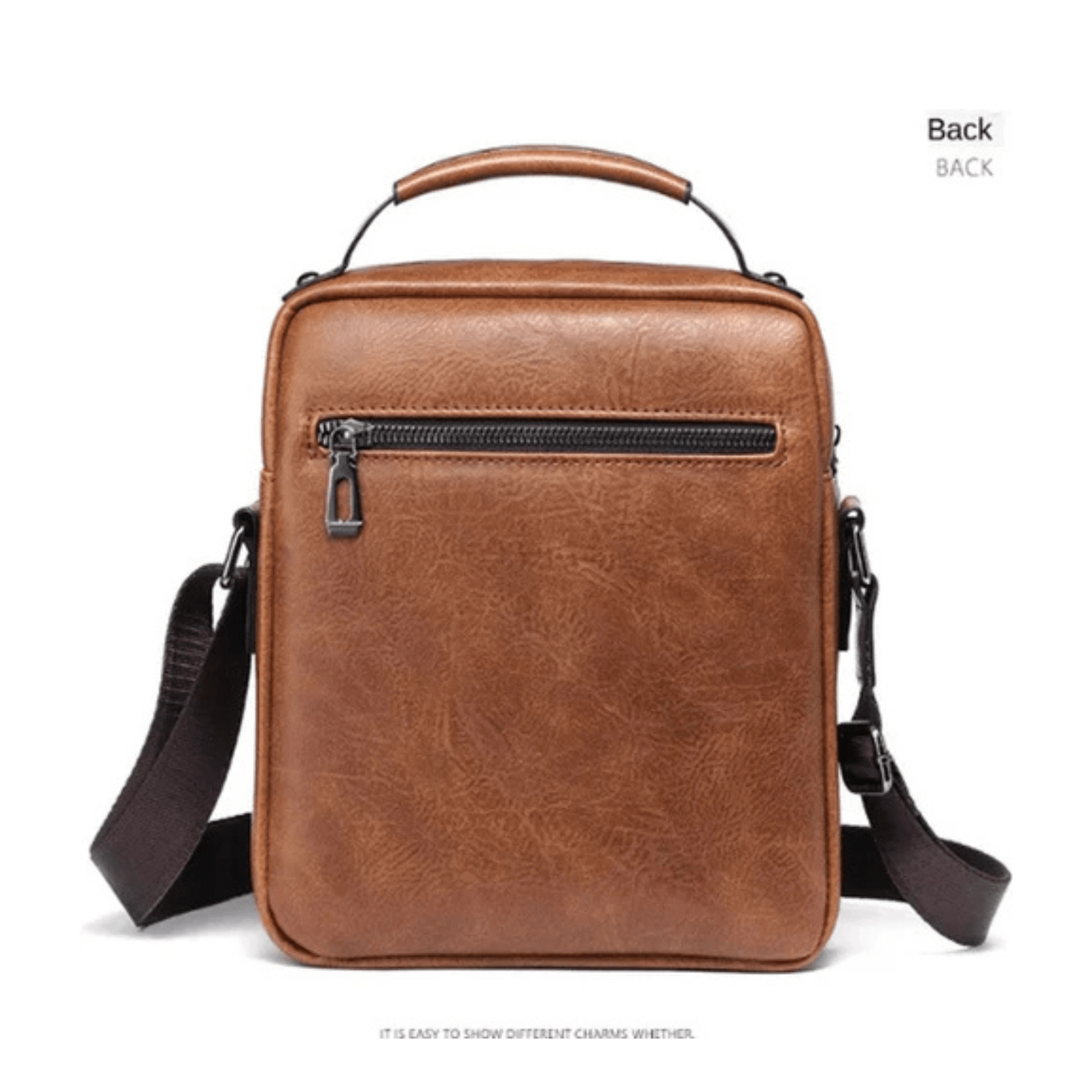 CarryQuest® - Schoudertas - Schoudertas Heren - Stijlvolle Schoudertas - Schoudertas Mannen - Bruin