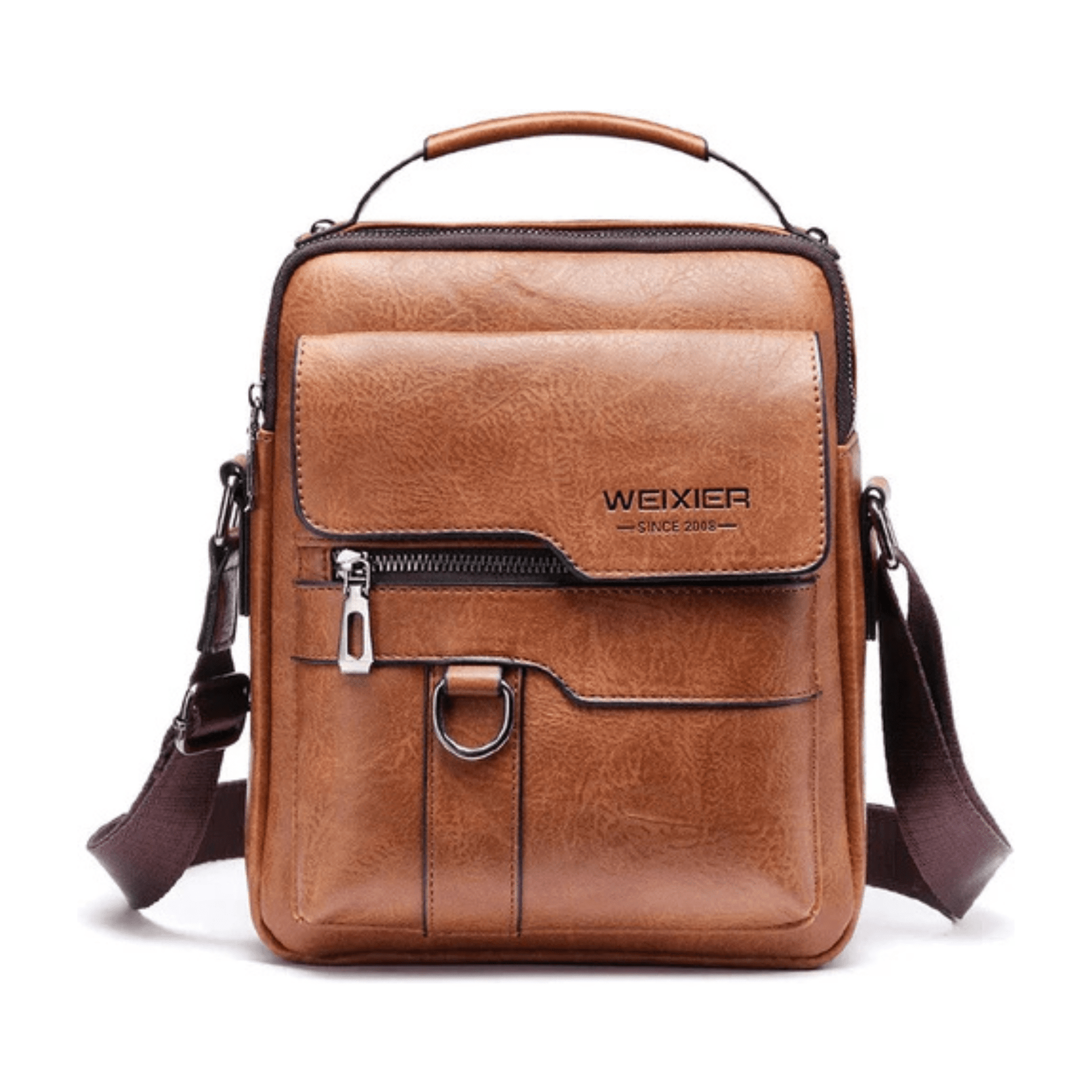 CarryQuest® - Schoudertas - Schoudertas Heren - Stijlvolle Schoudertas - Schoudertas Mannen - Bruin