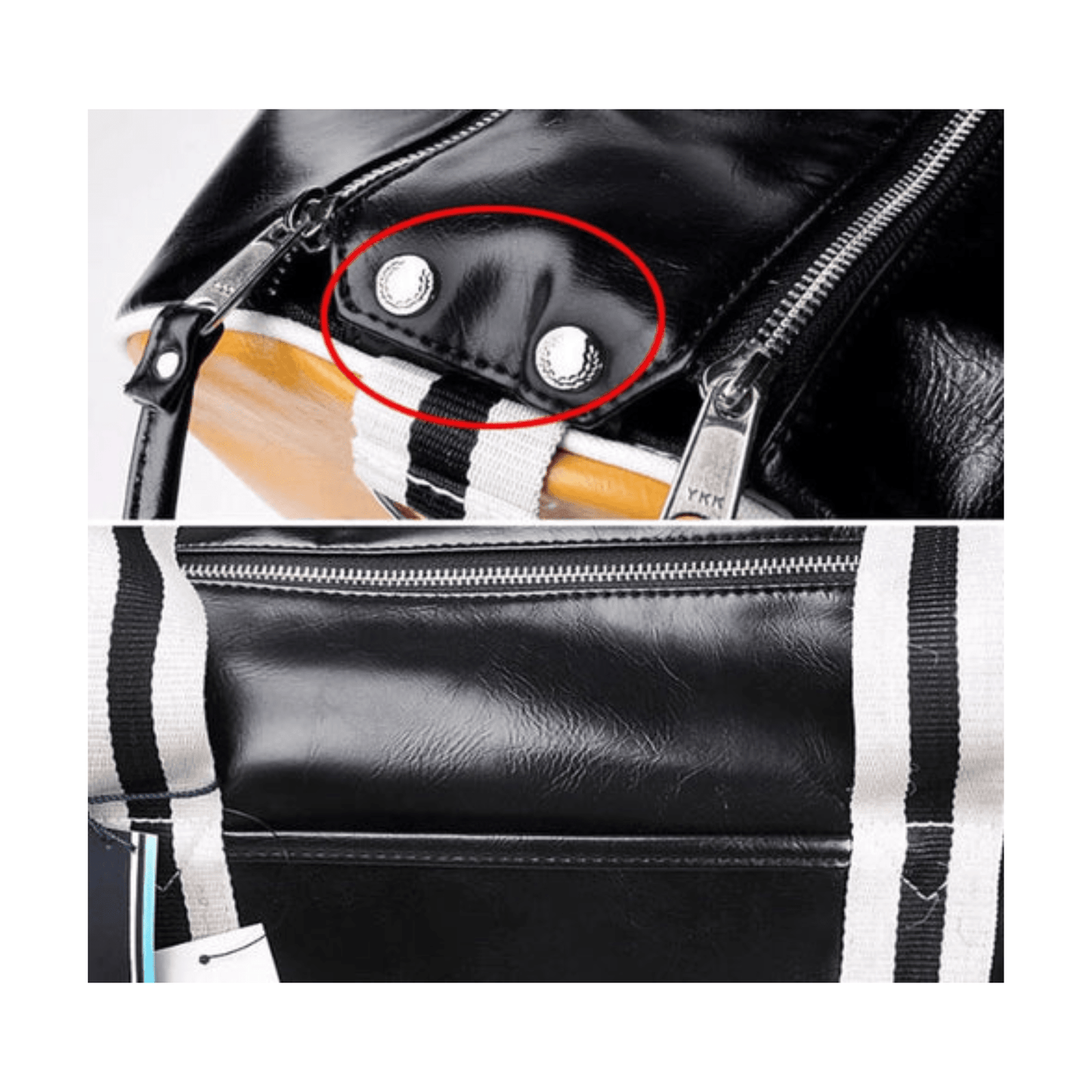 CarryQuest® - Sporttas - Fitness - Gym - Training - Schoenen - Waterdicht - ZwartCarryQuestsimple