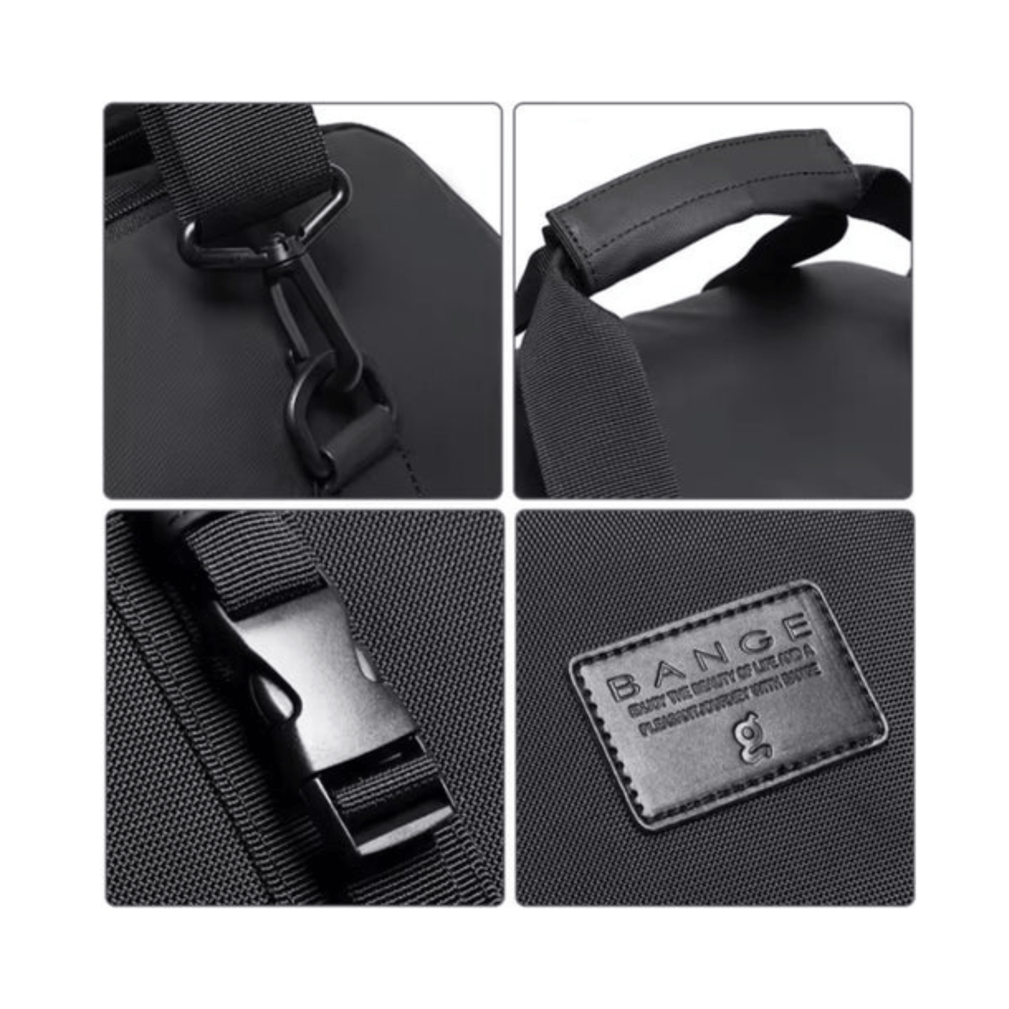 CarryQuest® - Sporttas - Sporttassen - Waterdicht - Oxford - Comfortabel - Ruim - Ritssluitingen - Stijlvol - ZwartCarryQuestsimple