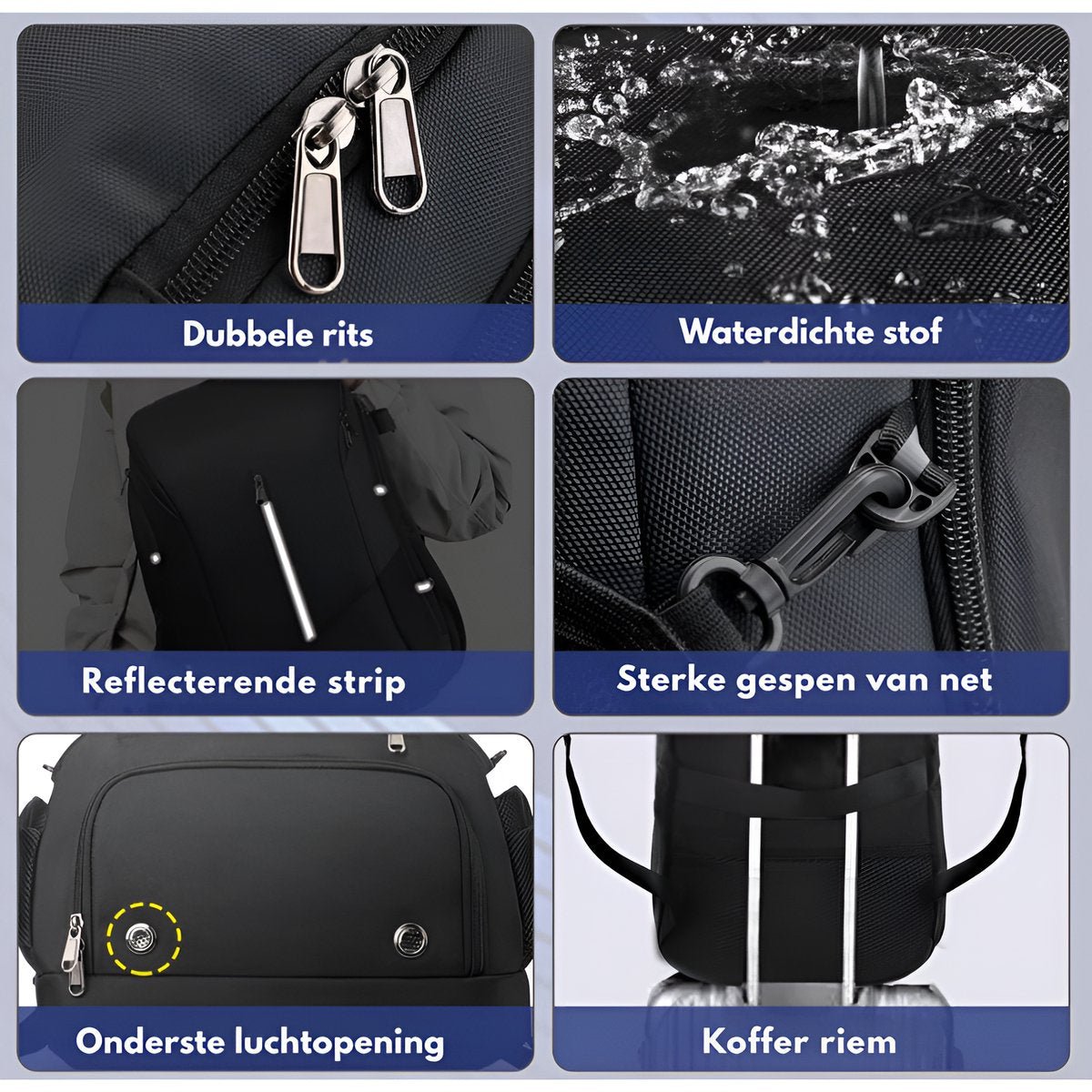 CarryQuest® - Tennisrugzak - Voetbalrugzak - Basketbalrugzak - ZwartCarryQuestsimple