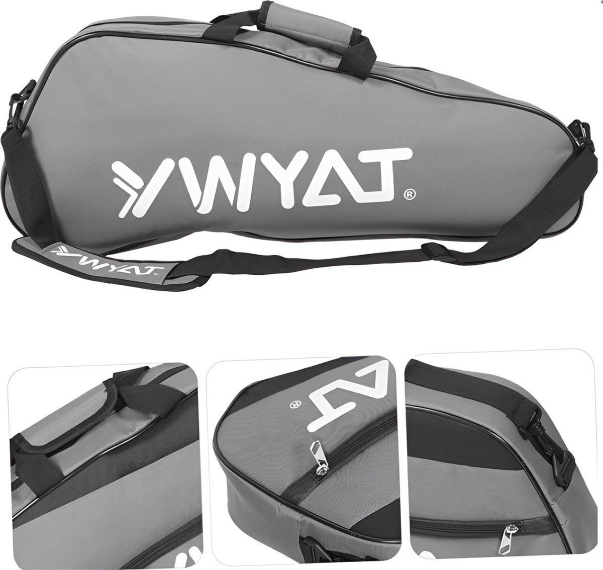 CarryQuest® - Tennistas - Badminton Tas - GrijsCarryQuestsimple