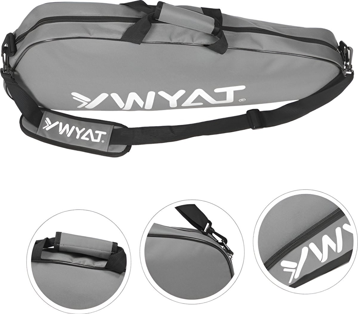 CarryQuest® - Tennistas - Badminton Tas - GrijsCarryQuestsimple