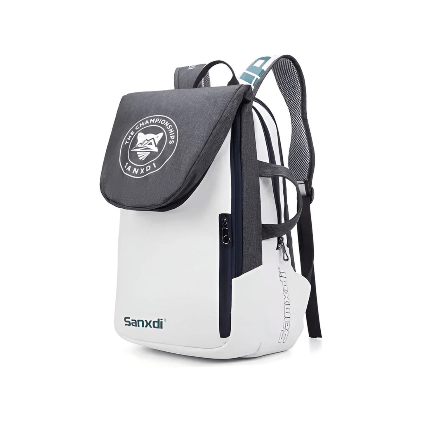 CarryQuest® - Tennistas - Opvouwbare Tennis Rugzak - Squash - Badminton - Padel - WitCarryQuestsimple