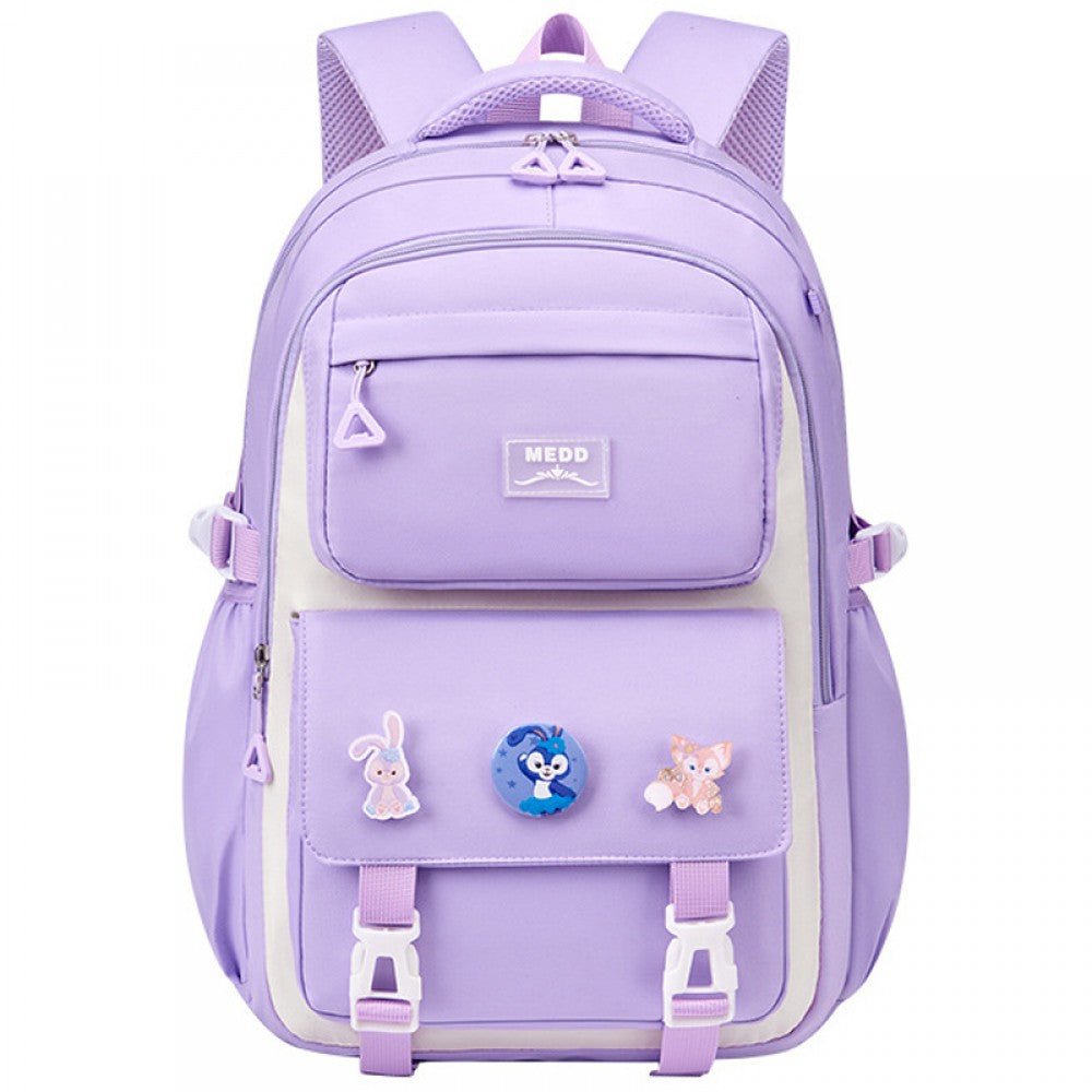 CarryQuest® Trendy Laptoprugzak - Simpele Print - Perfect voor Tienermeisjes - 30x15x45 cmCarryQuestSchool RugzakDone