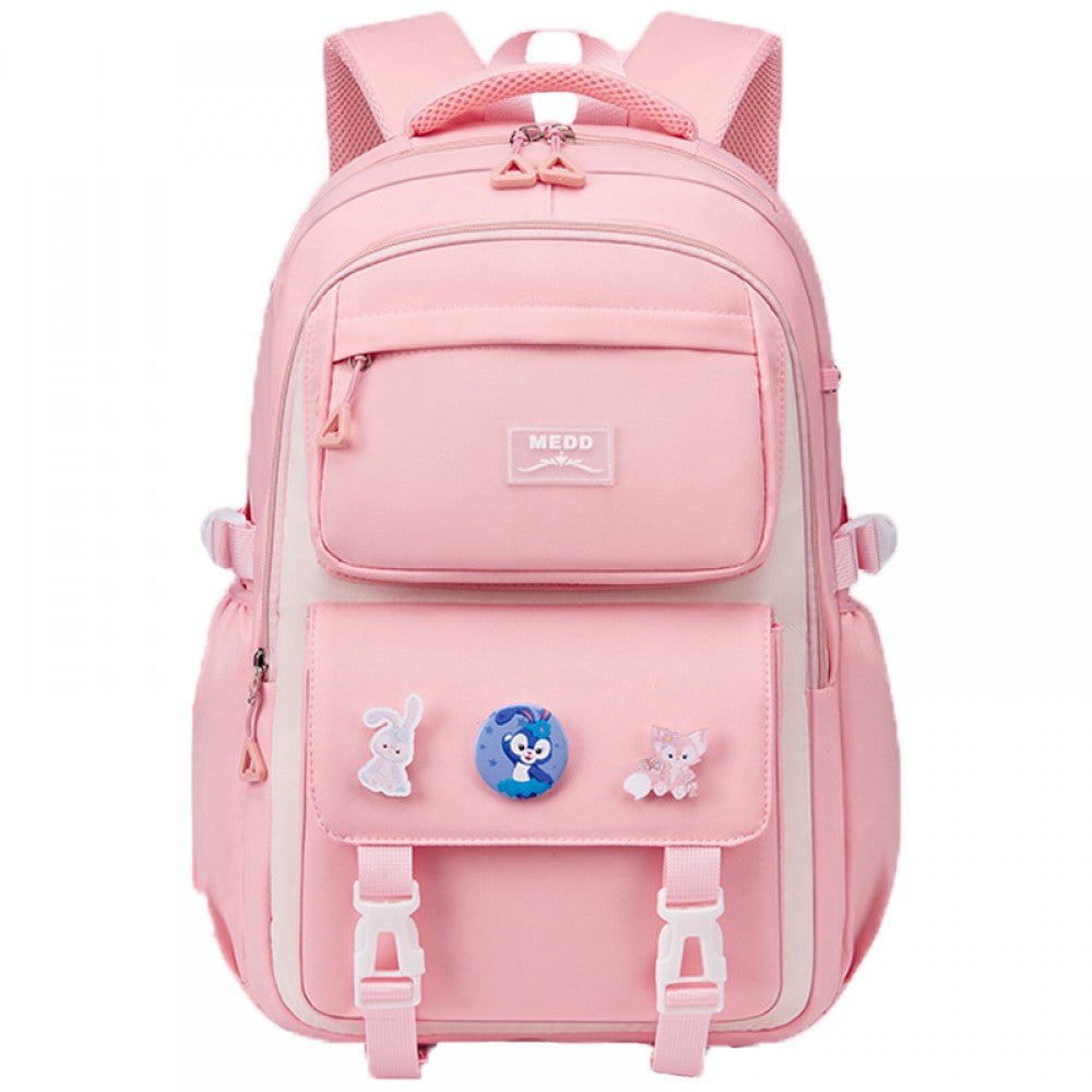 CarryQuest® Trendy Laptoprugzak - Simpele Print - Perfect voor Tienermeisjes - 30x15x45 cmCarryQuestSchool RugzakDone