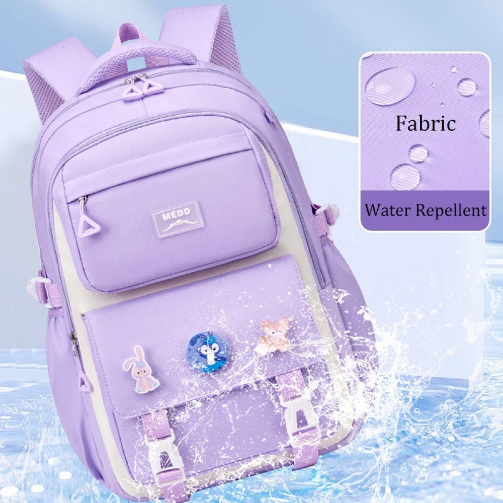 CarryQuest® Trendy Laptoprugzak - Simpele Print - Perfect voor Tienermeisjes - 30x15x45 cmCarryQuestSchool RugzakDone