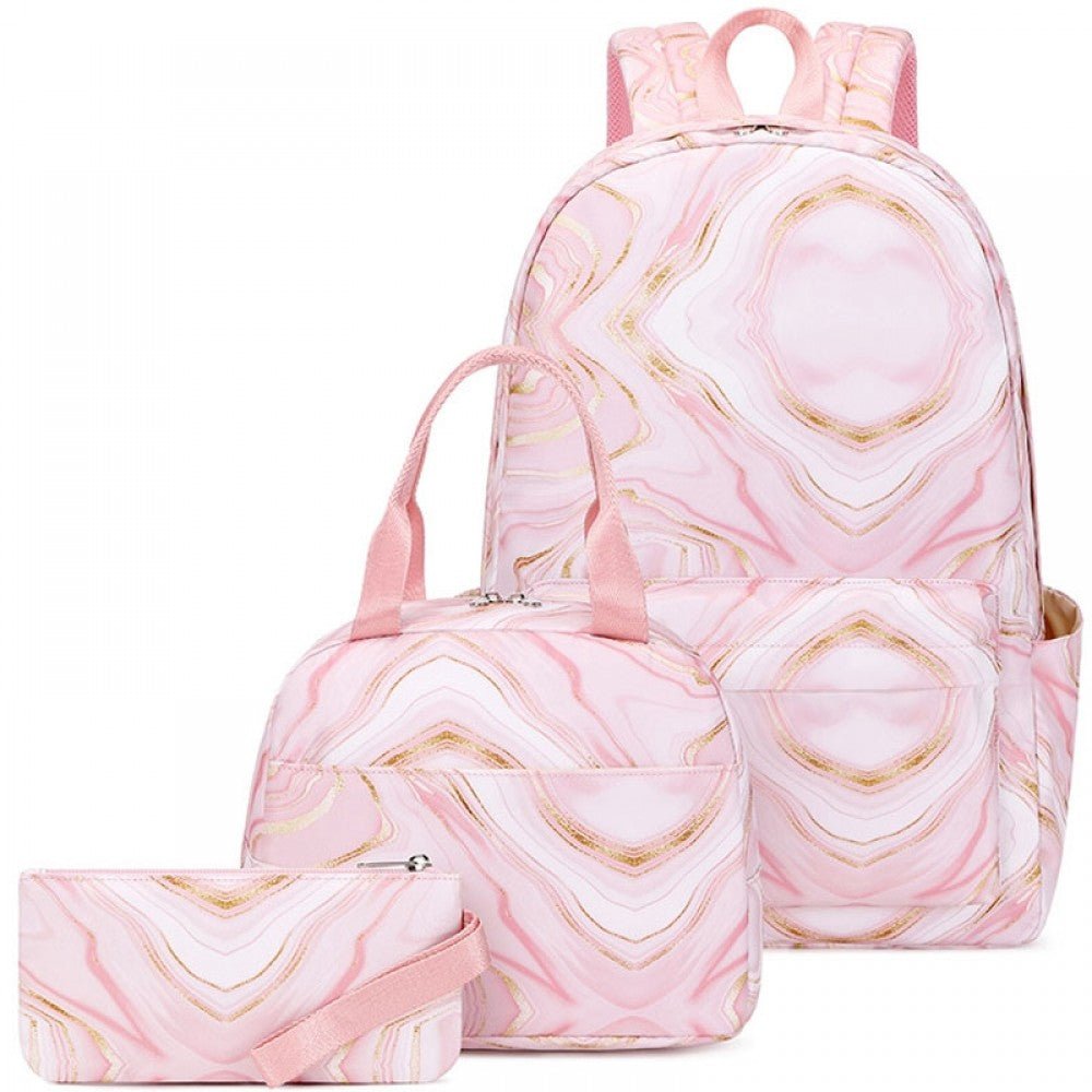 CarryQuest® Trendy Oxford Stoffen Rugzak – L32cm*W16cm*H47cm – Waterbestendig – Perfect voor SchoolCarryQuestSchool RugzakDone