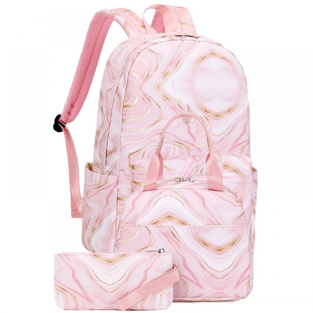 CarryQuest® Trendy Oxford Stoffen Rugzak – L32cm*W16cm*H47cm – Waterbestendig – Perfect voor SchoolCarryQuestSchool RugzakDone