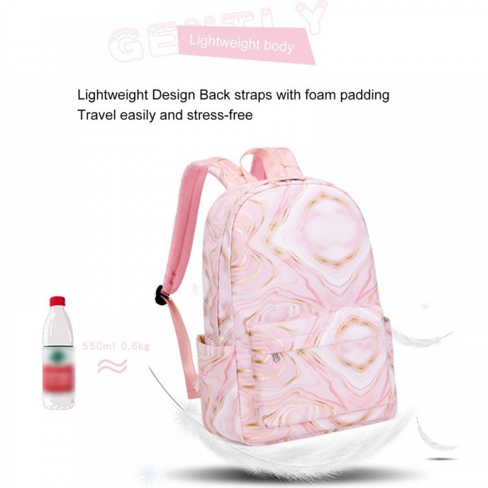 CarryQuest® Trendy Oxford Stoffen Rugzak – L32cm*W16cm*H47cm – Waterbestendig – Perfect voor SchoolCarryQuestSchool RugzakDone