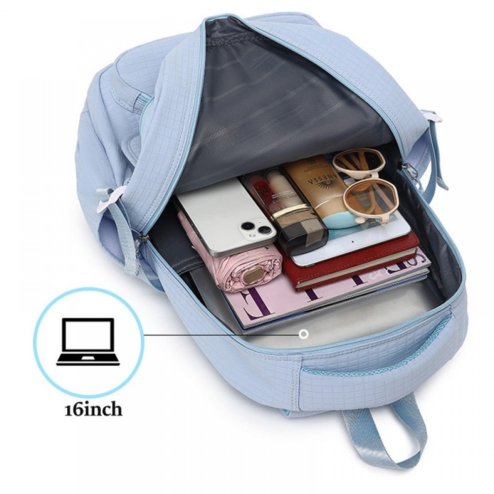 CarryQuest® Trendy Rugzak – Multifunctioneel – School, Reizen & Dagelijks Gebruik – L30cm*W19cm*H44cm – PolyesterCarryQuestSchool RugzakDone
