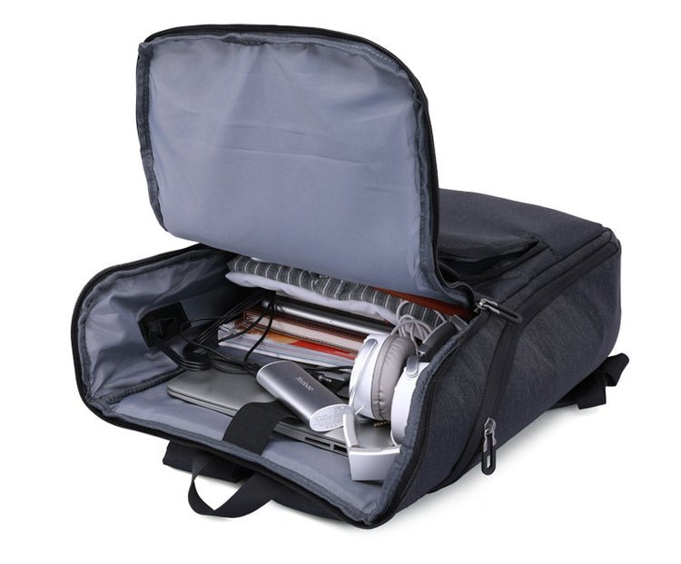 CarryQuest® USB Rugzak – 20 - 35L – Laptop 15"/16" – Waterdicht – Oplaadfunctie – Zakelijk & DagelijksCarryQuest®simpleNiet Klaar