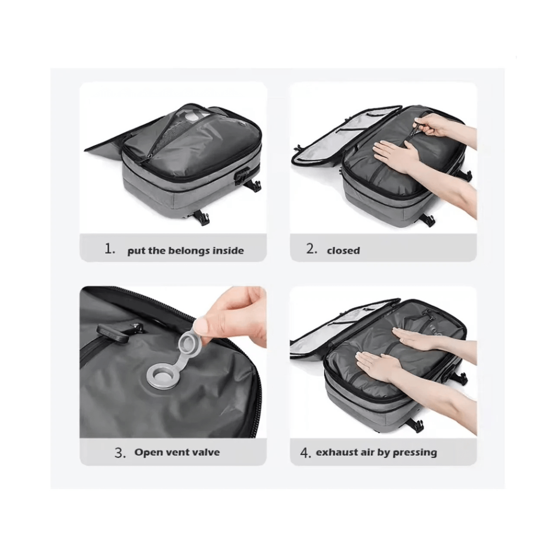 CarryQuest® - Vacuum Rugzak Pro1 - Blauw