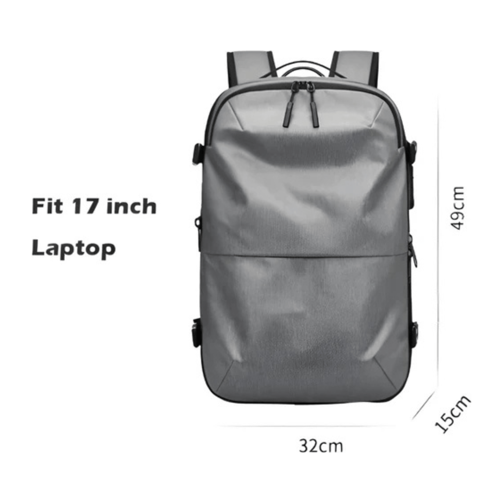 CarryQuest® - Vacuum Rugzak Pro1 - Inclusief Pomp - Donker Grijs