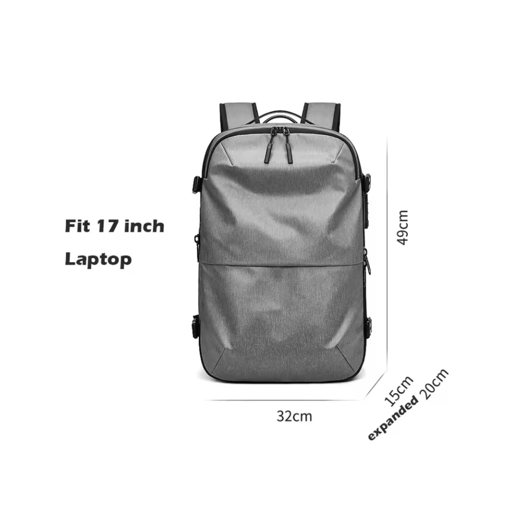 CarryQuest® - Vacuum Rugzak Pro1 - Incl. Pomp - Grijs