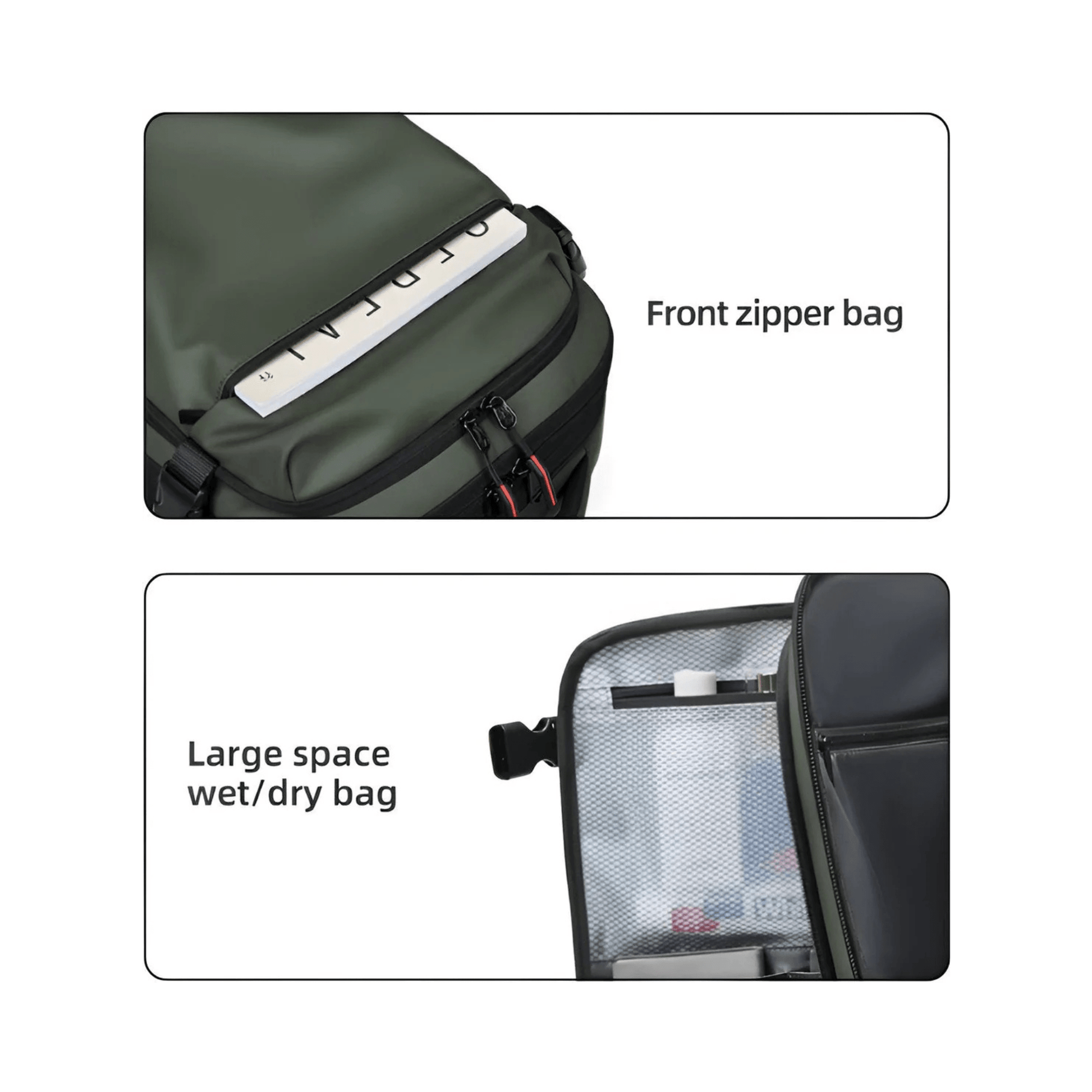 CarryQuest® - Vacuum Rugzak Pro1 - Inclusief Pomp - Groen