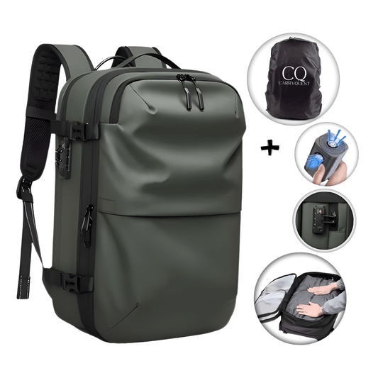 CarryQuest® - Vacuum Backpack Pro1 - Including Pump - Green