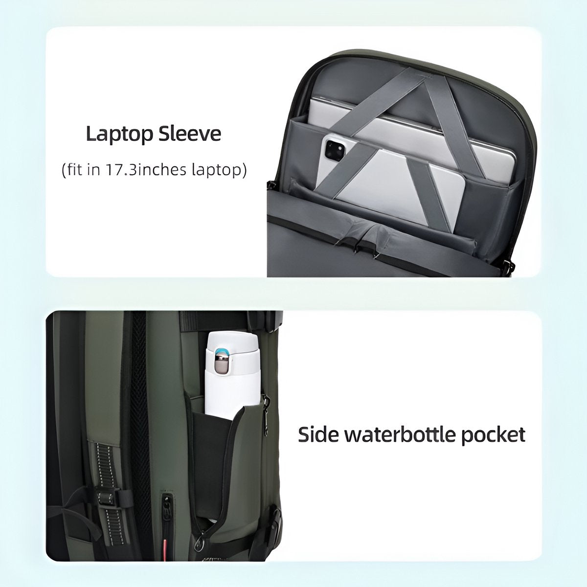 CarryQuest® - Vacuum Rugzak Pro2 - Inclusief Pomp - Groen