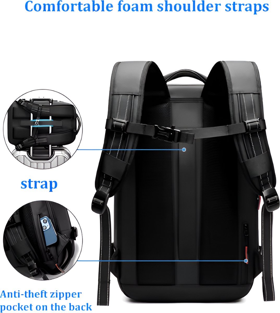 CarryQuest® - Vacuum Rugzak Zen - Incl. Pomp - BlauwCarryQuestsimple