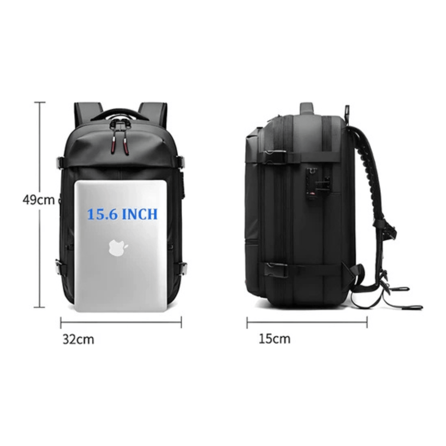 CarryQuest® - Vacuum Rugzak Zen - Incl. Pomp - GrijsCarryQuestsimple