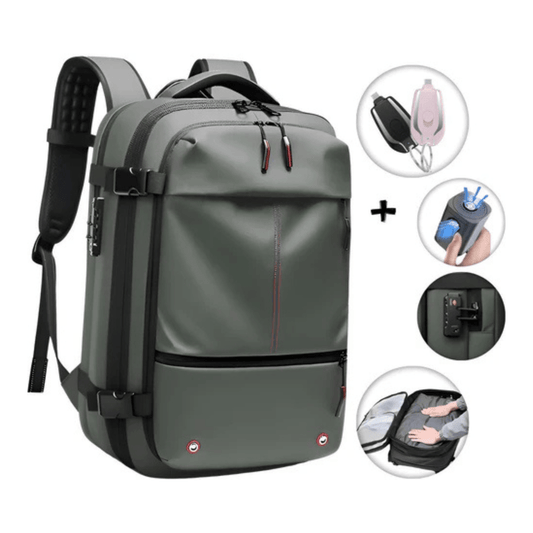 CarryQuest® - Vacuum Rugzak Zen - Incl. Pomp - Groen