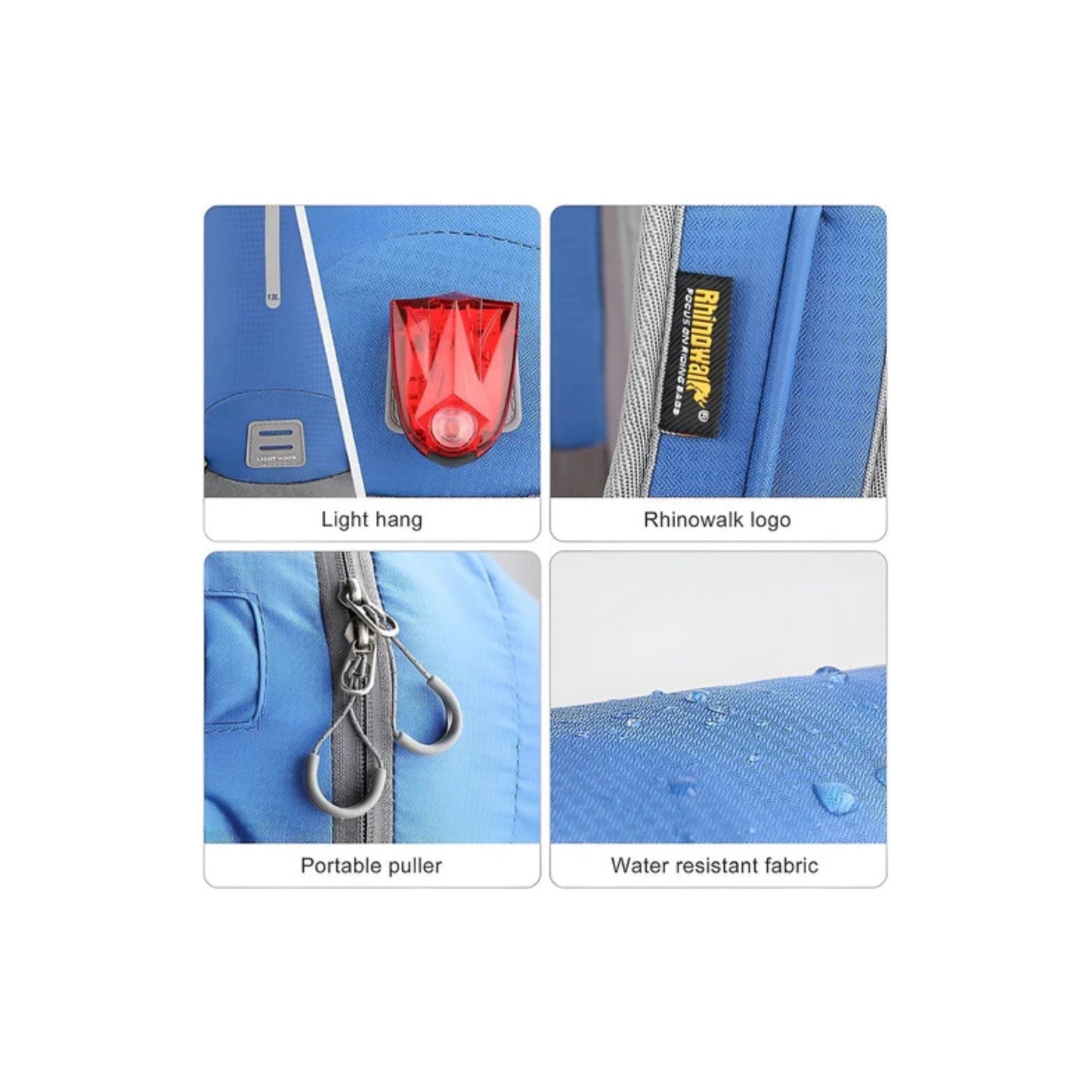CarryQuest® - Wandel Rugzak 12L - Waterdicht - Backpack Fietsen - Waterzak - BlauwCarryQuestsimple