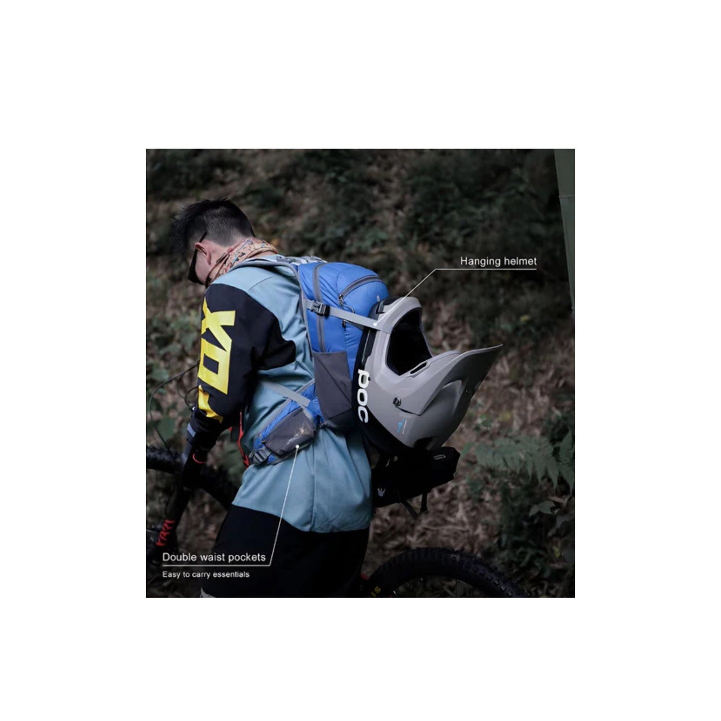 CarryQuest® - Wandel Rugzak 12L - Waterdicht - Backpack Fietsen - Waterzak - BlauwCarryQuestsimple