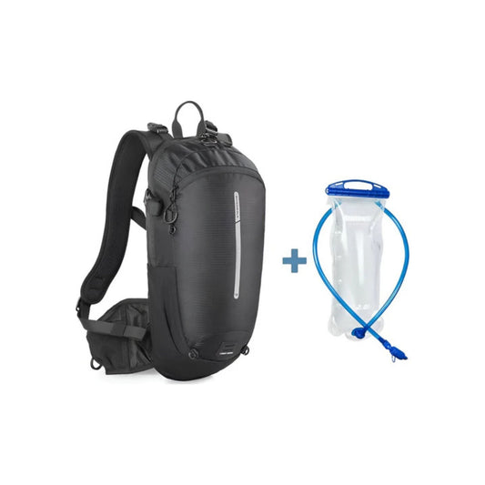 CarryQuest® - Wandel Rugzak 12L - Waterdicht - Backpack Fietsen - Waterzak - Zwart