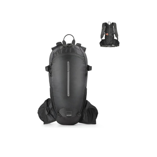 CarryQuest® - Wandel Rugzak 12L - Waterdicht - Backpack Fietsen - Waterzak - Zwart