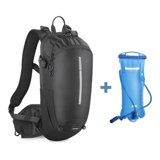 CarryQuest® - Wandel Rugzak 12L - Waterdicht - Backpack Fietsen - Waterzak - Zwart