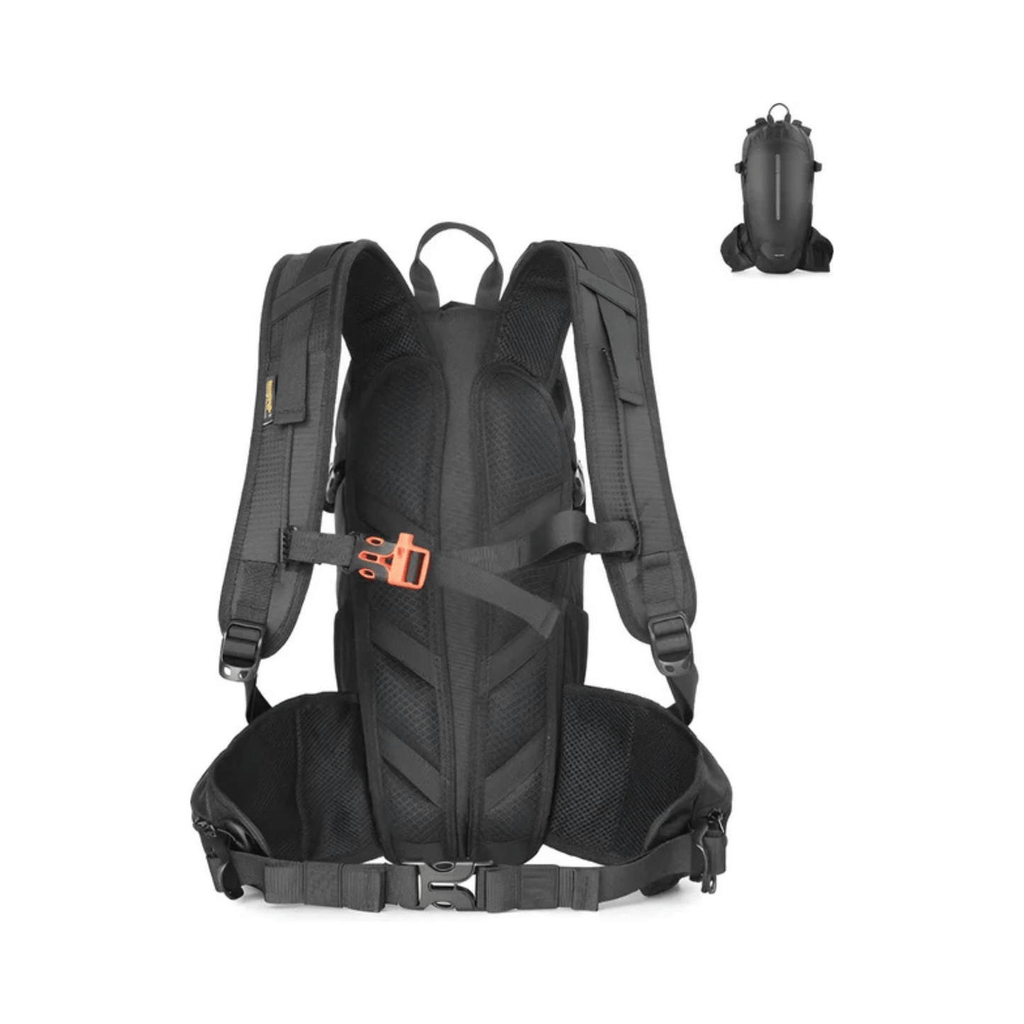 CarryQuest® - Wandel Rugzak 12L - Waterdicht - Backpack Fietsen - Waterzak - ZwartCarryQuestsimple