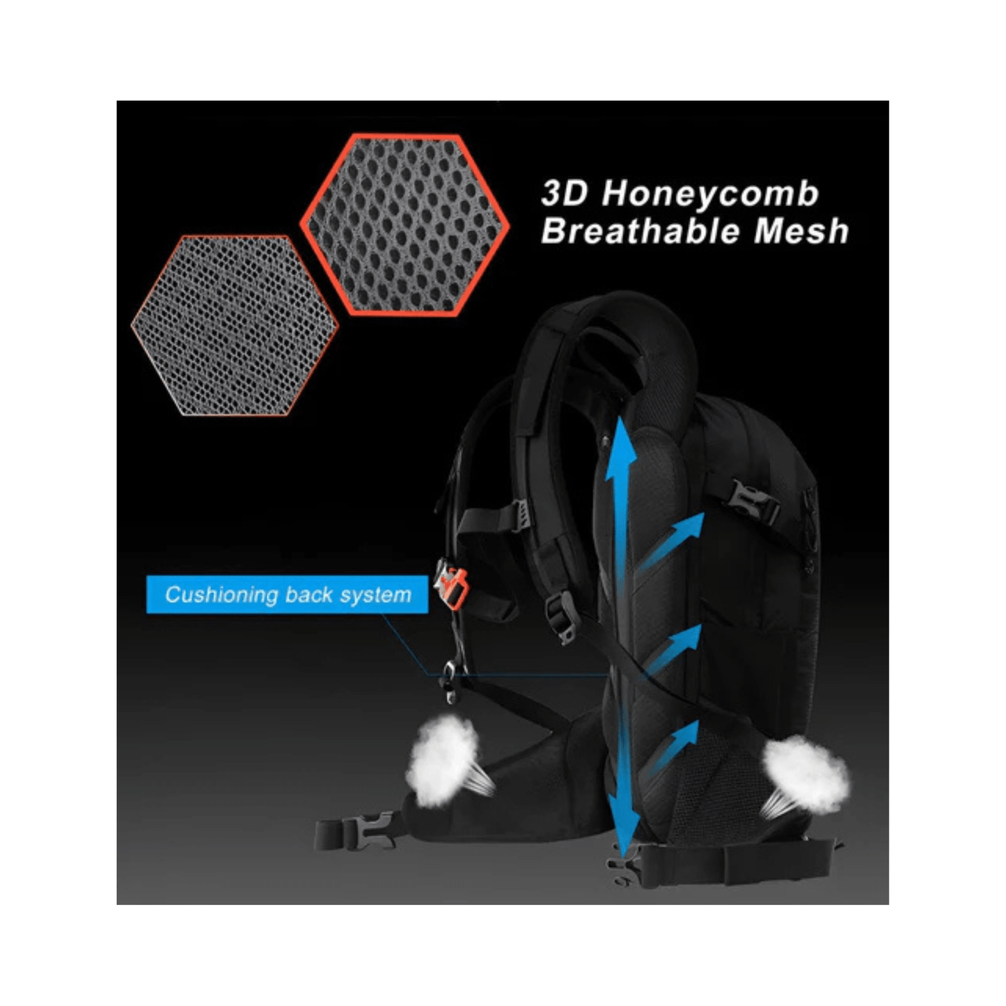 CarryQuest® - Wandel Rugzak 12L - Waterdicht - Backpack Fietsen - Waterzak - ZwartCarryQuestsimple