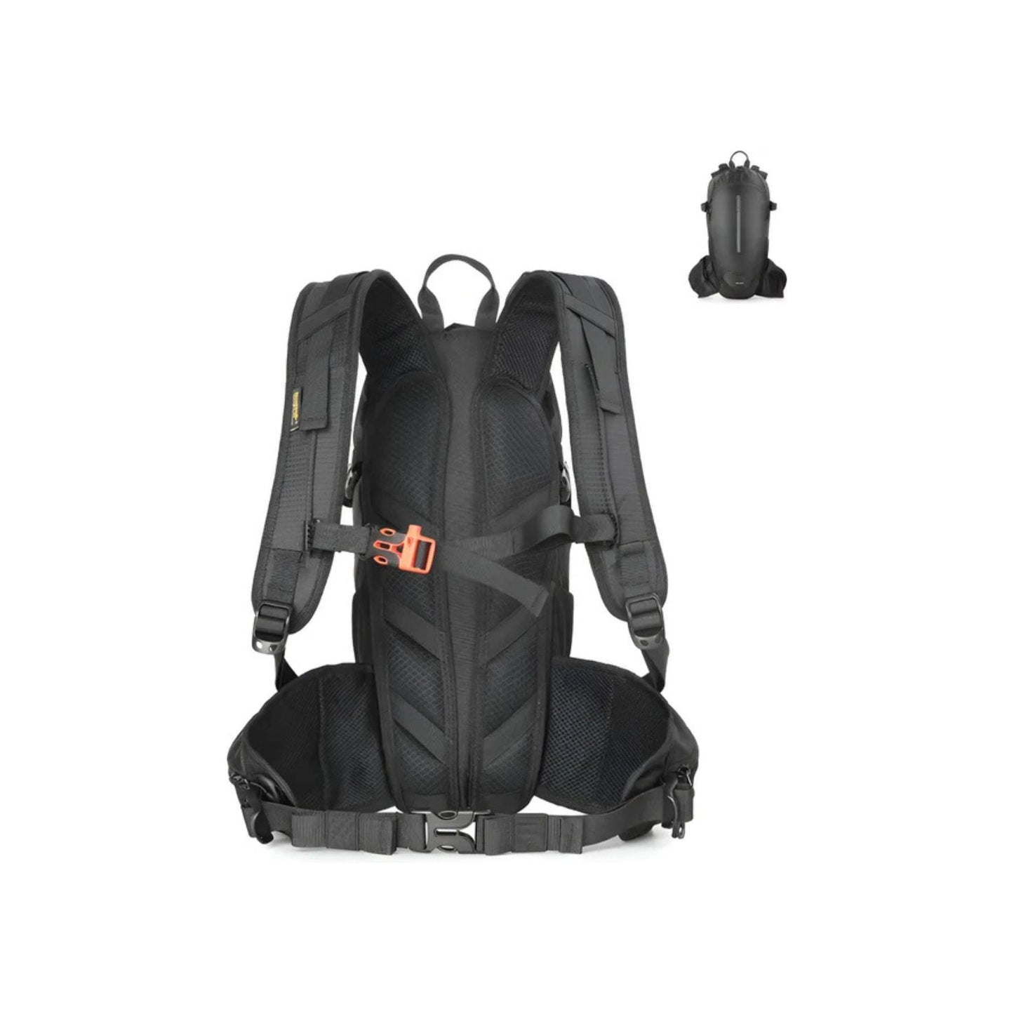 CarryQuest® - Wandel Rugzak 12L - Waterdicht - Backpack Fietsen - Waterzak - ZwartCarryQuestsimple