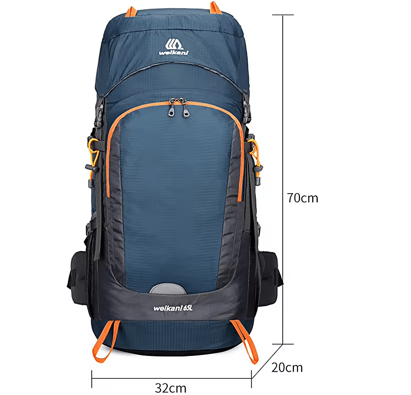 CarryQuest® - Waterbestendige 65L Rugzak - Ademend & DuurzaamCarryQuestWandel Rugzak65L