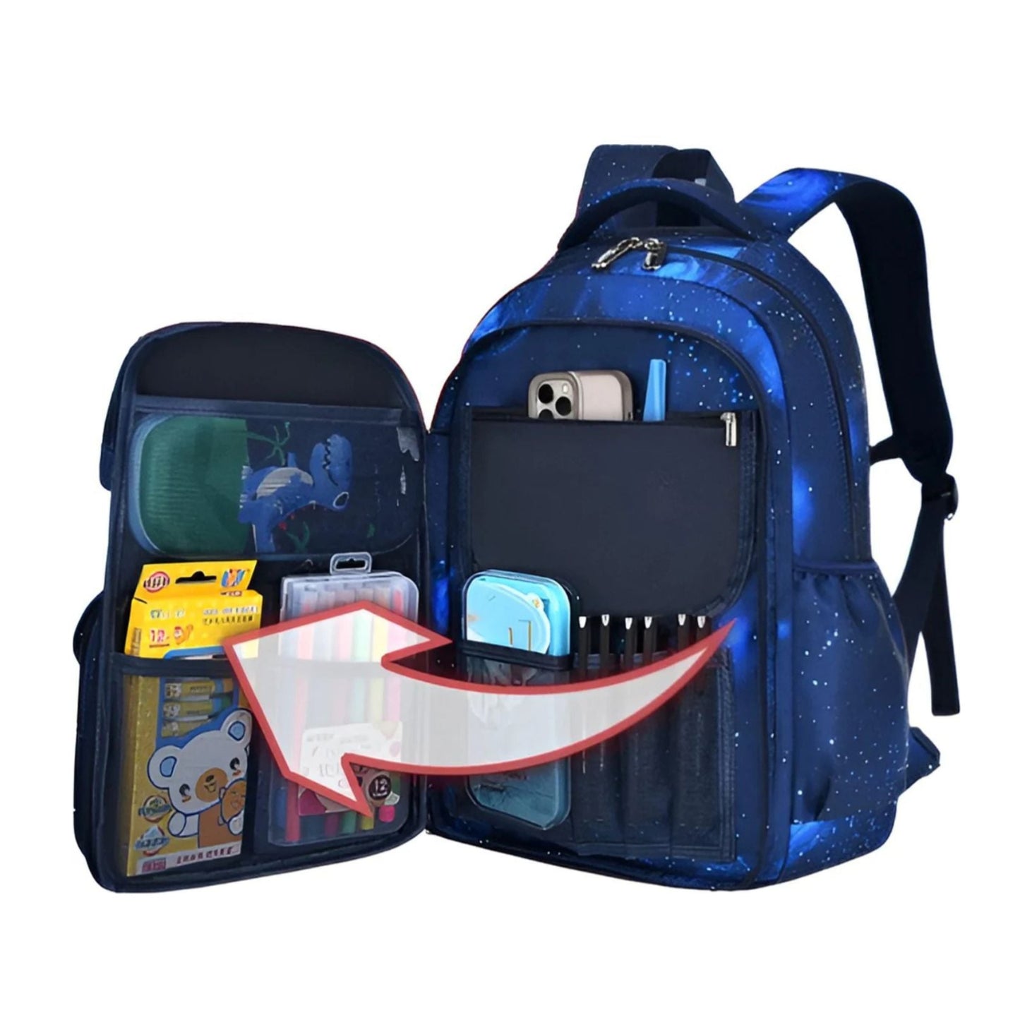 CarryQuest® - Waterdicht Schooltas - Lichtgewicht - Basisschool Rugzak - GrijsCarryQuestsimple