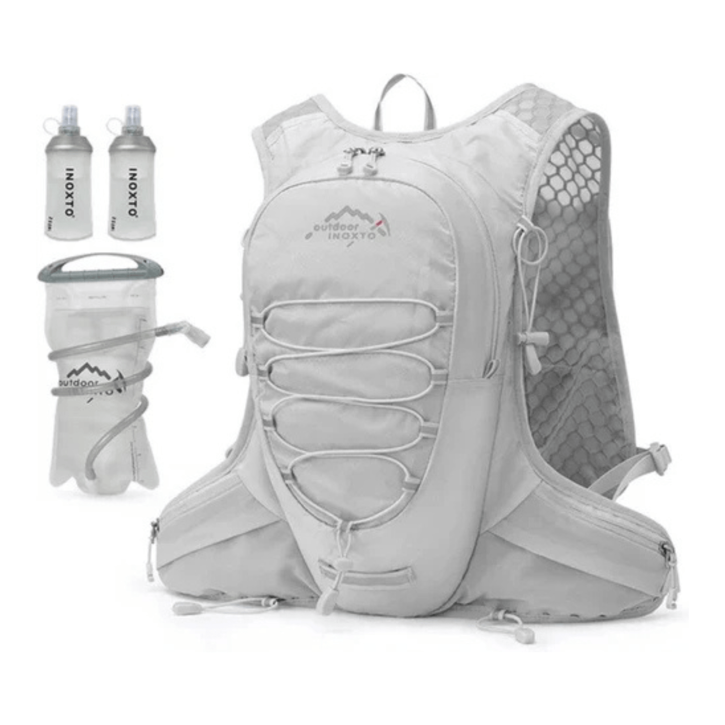 CarryQuest® - Waterdichte - Fietsrugzak - 10 Liter - Waterzak - Backpacks - Sport - Wandelen - WitCarryQuestsimple